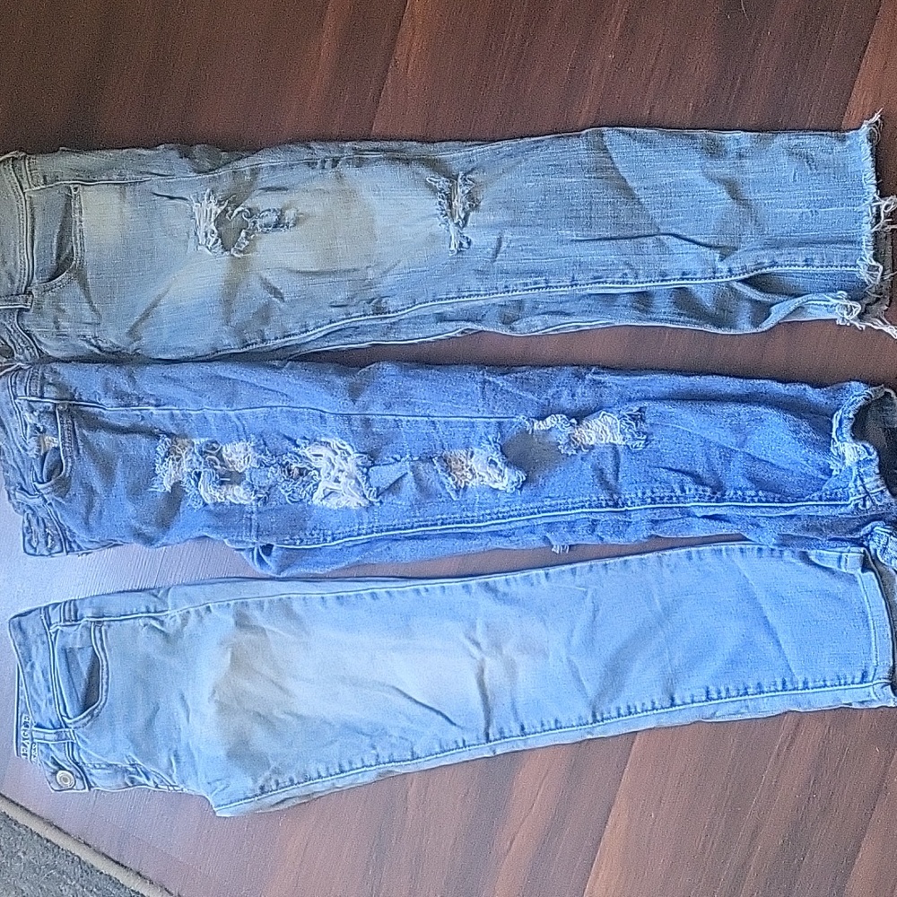 3 pairs jeans sz small